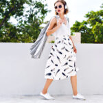 jakie buty do białej spódnicy